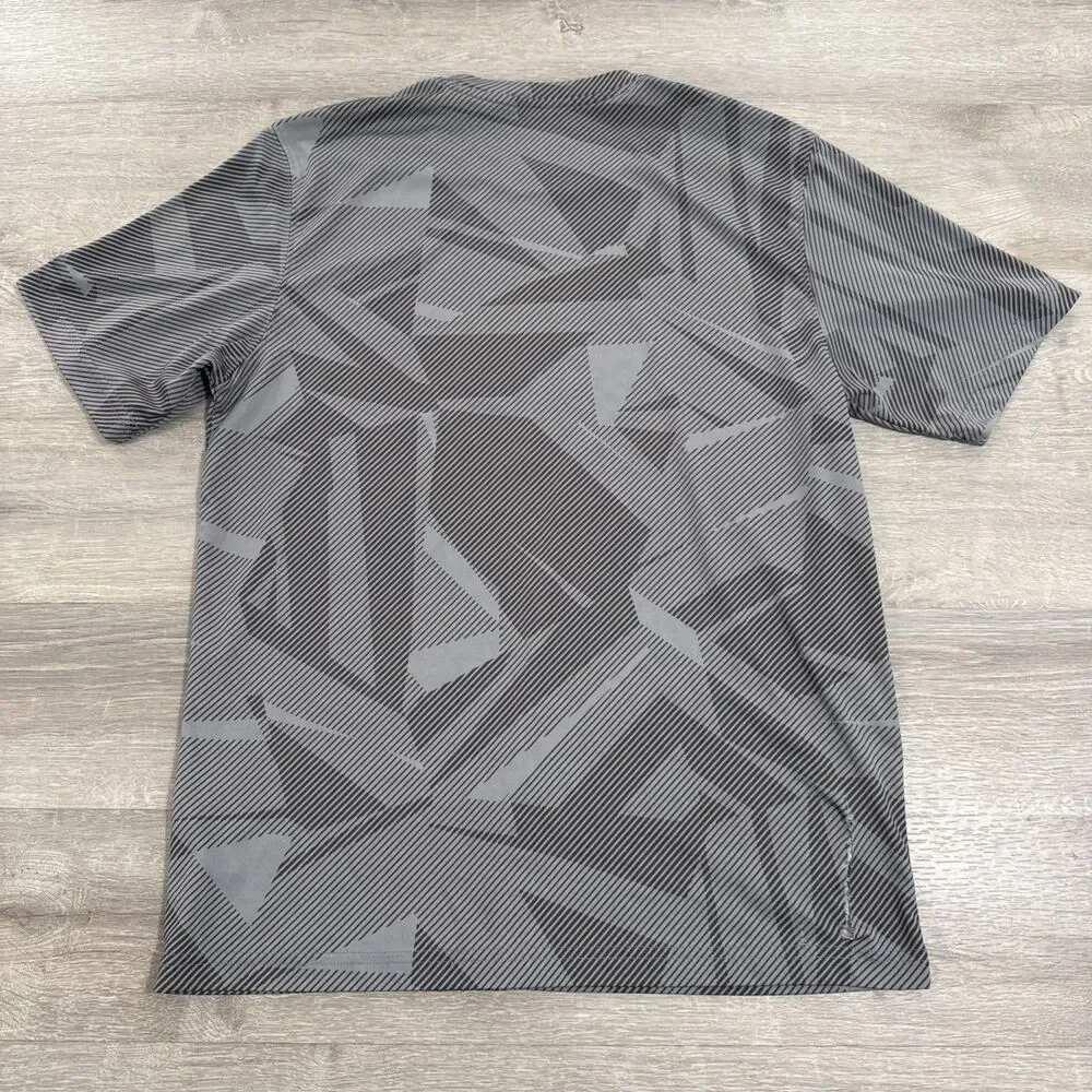 New York Islanders Shirt Reebok Men's Gray Performance Hockey Logo Large